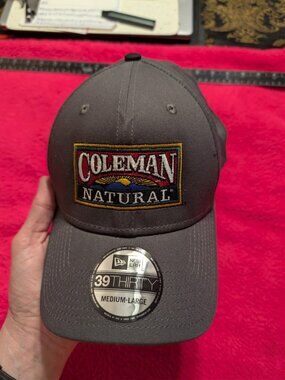 New Era 39THIRTY Coleman Natural Hat Grey Stretch Fit Cap Medium-Large M/L Mens